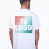 Remera con Estampa en Pecho y Espalda