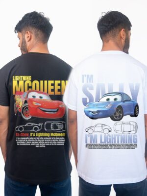 Set de remeras de cars para parejas