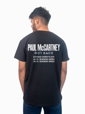 Remera del concierto de Paul McCartney con fechas Argentina 2024