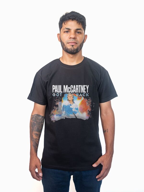 Remera del concierto de Paul McCartney con fechas Argentina 2024