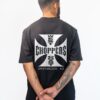 Remera oversize negra con estampa de Choppers West Coast