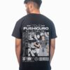 Remera Negra Con Estampa de Toji Fushiguro de anime Jujutsu Kaisen