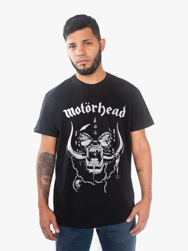 Remera negra con estampa de Banda Motorhead