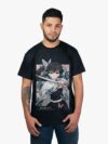 Remera negra con estampa de Kanao de Kimetsu No Yaiba Demon Slayer