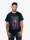 Remera negra con estampa de Aries de Los Caballeros del Zodiaco