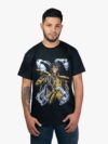 Remera negra con estampa de Cancer de Los Caballeros del Zodiaco