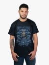 Remera negra con estampa de Marco de One Piece