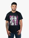 Remera negra con estampa de Robin de One Piece