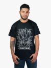 Remera negra con estampa de Goku de anime Dragon Ball