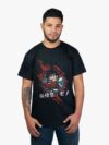 Remera negra con estampa de Son Goku de anime Dragon Ball