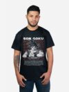 Remera negra con estampa de Son Goku de anime Dragon Ball