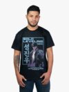 Remera negra con estampa de Sung Jinwoo de Solo Leveling