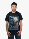Remera negra con estampa de Cha Haein Solo Leveling