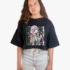 Remera negra con estampa de Mitzuri de Kimetsu No Yaiba Demon Slayer