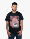 Remera negra con estampa de Anya de Spy x Family