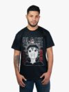 Remera negra con estampa de Asta de Black Clover
