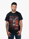 Remera negra con estampa de Asta de Black Clover