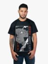 Remera negra con estampa de Asta de Black Clover