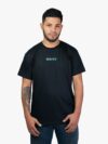 Remera negra con estampa de Baki Hanma de Baki