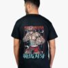 Remera negra con estampa de Baki Hanma de Baki