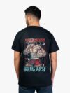 Remera negra con estampa de Baki Hanma de Baki