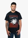 Remera negra con estampa de Baki Hanma de Baki