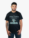 Remera negra con estampa de Gas de anime Dragon Ball