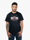 Remera negra con estampa de Inosuke Oiran de Kimetsu No Yaiba Demon Slayer