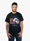 Remera negra con estampa de Goku de anime Dragon Ball