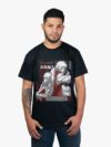 Remera negra con estampa de Naruto y Jiraiya de Naruto