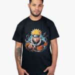 Remera negra con estampa de Noelle de Black Clover
