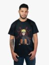 Remera negra con estampa de Naruto de Naruto