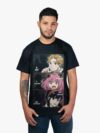 Remera negra con estampa de Familia Forger de Spy x Family