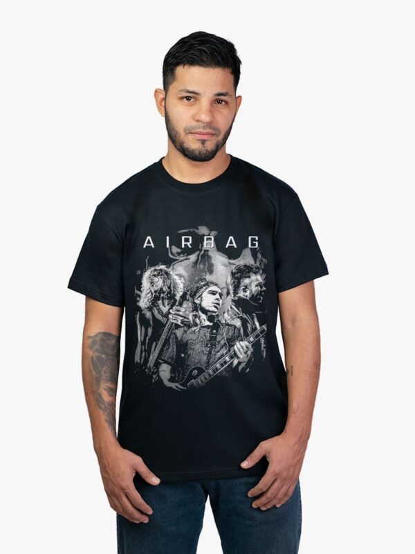 Remera de banda de rock Airbag