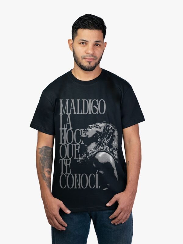 Remera de banda de rock Airbag maldigo la noche que te conocí